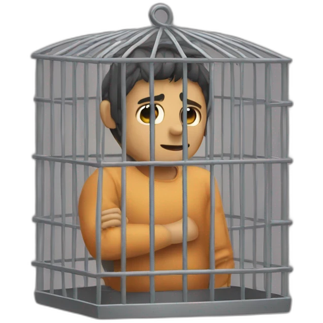 Caged Person emoji
