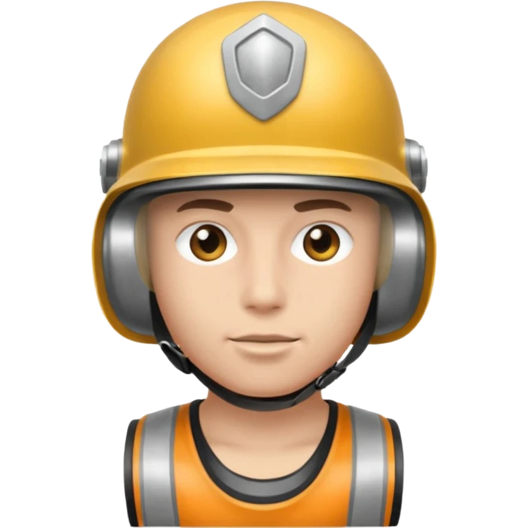 голова в танковом шлемафоне emoji