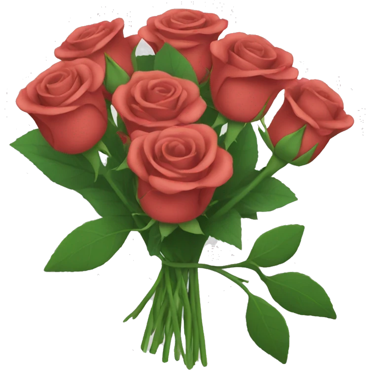 Rose bouquet emoji