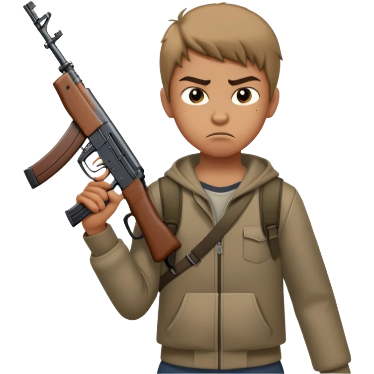 A 14 YO boy named John murders an entire alien race with an AK47 emoji