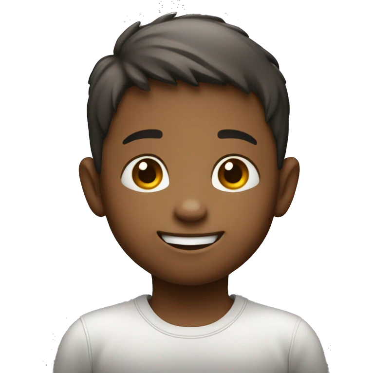 An emoji of a child, depicting a small person with a cheerful expression, typically with short hair and wearing casual clothing, symbolizing youth and innocence emoji