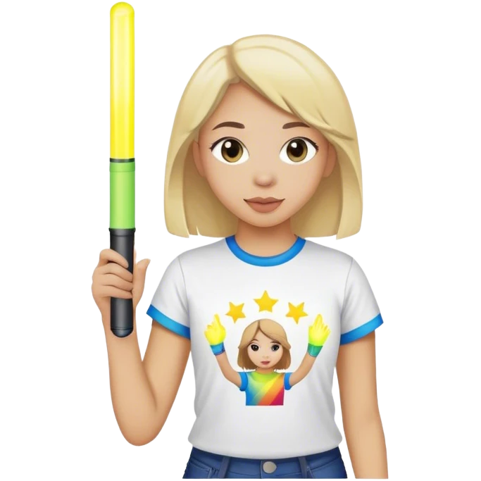 girl at a concert emoji