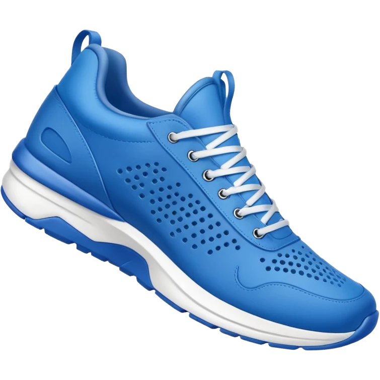 Tiburon con zapatillas azules emoji