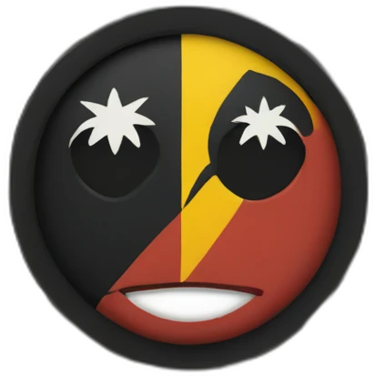 Aboriginal Australia flag emoji