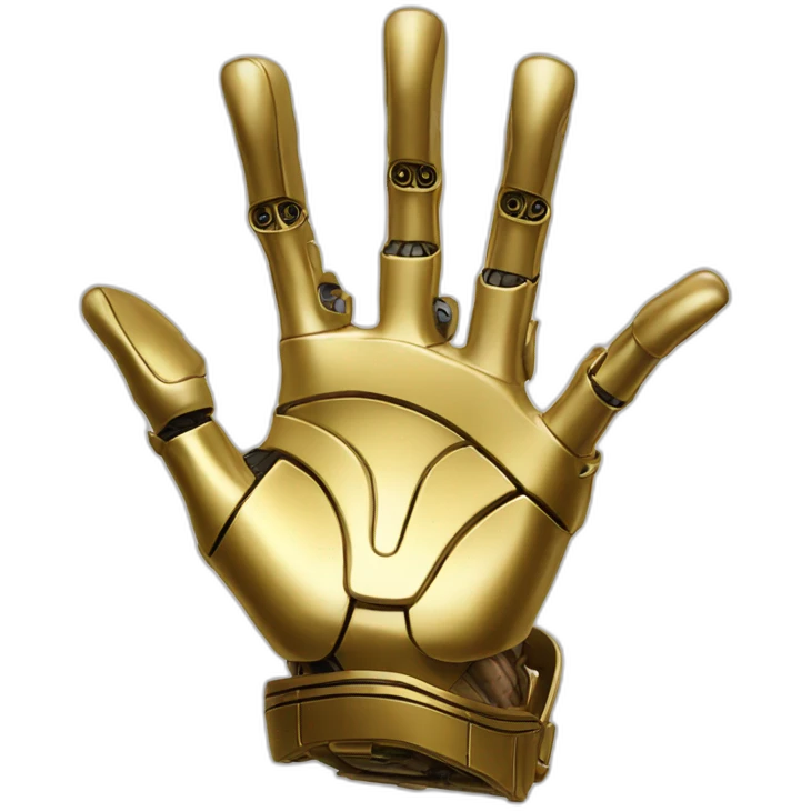 C3PO hand wave emoji