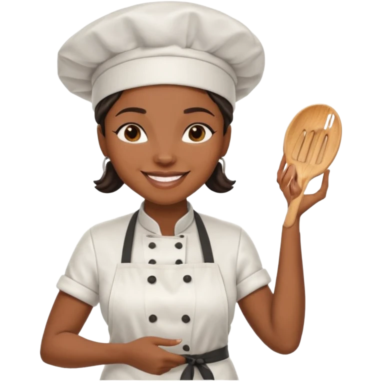 Food Truck Chef black woman emoji