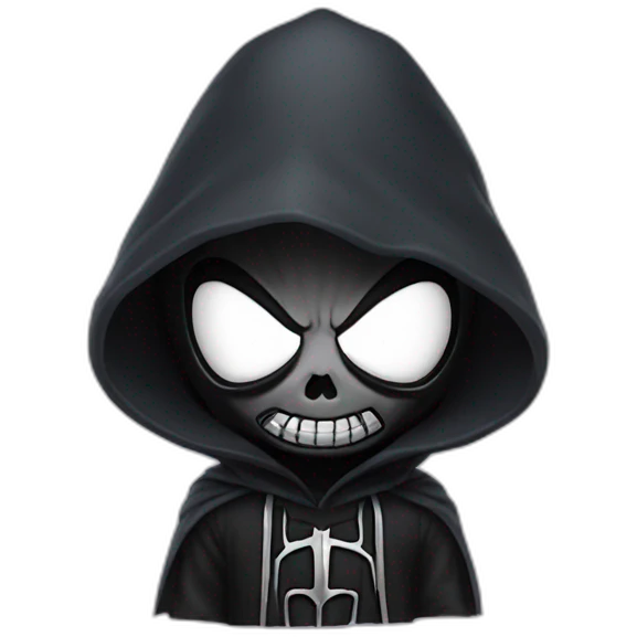 Grim reaper as Spider-Man emoji