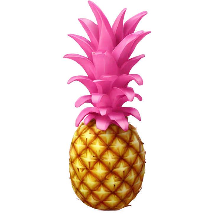 pink ananas emoji
