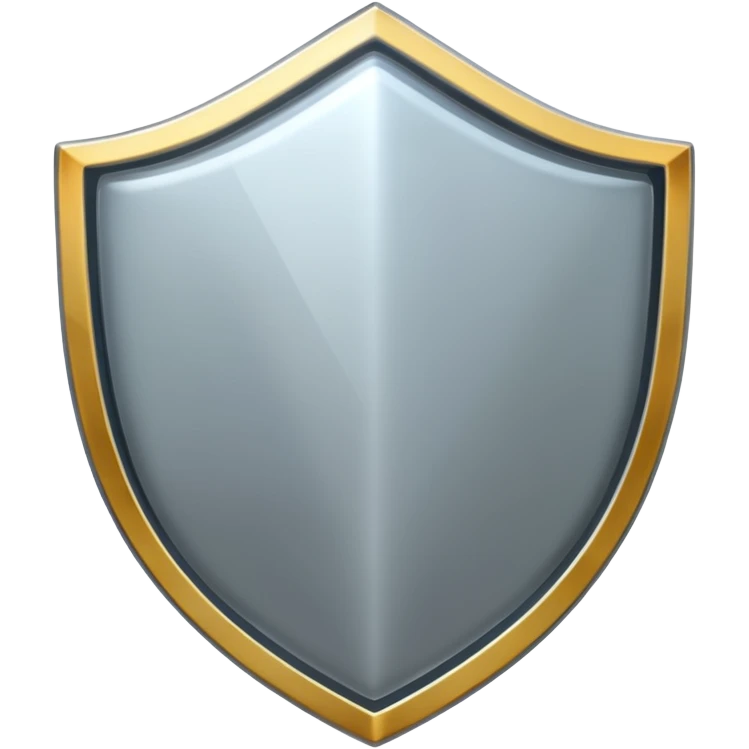 metal shield polished emoji