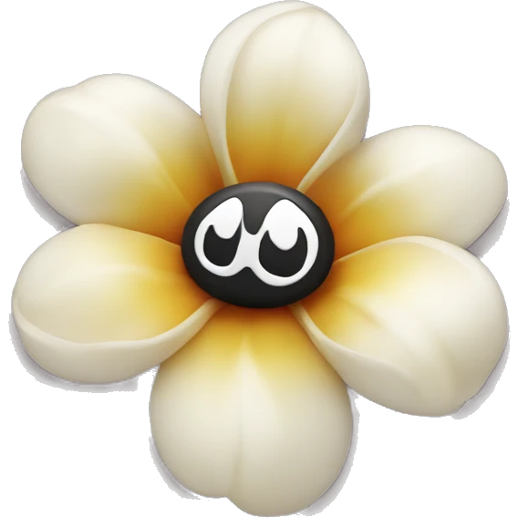 Elegant flower hair clip  emoji