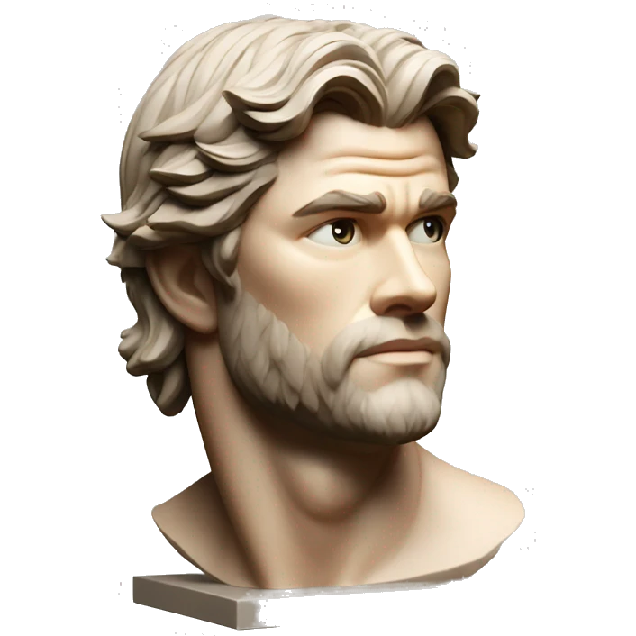 chris hemsworth roman sculpture emoji
