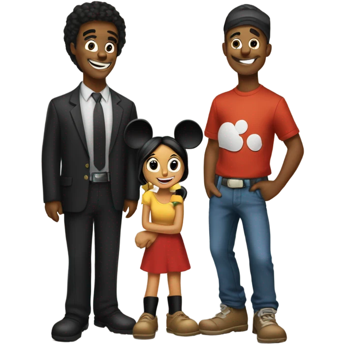 The lawsons with mickey mouse emoji