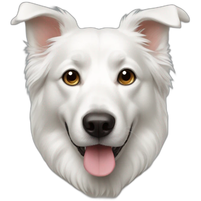 White dog emoji
