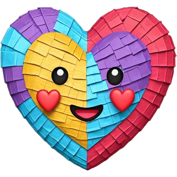 piñata heart emoji