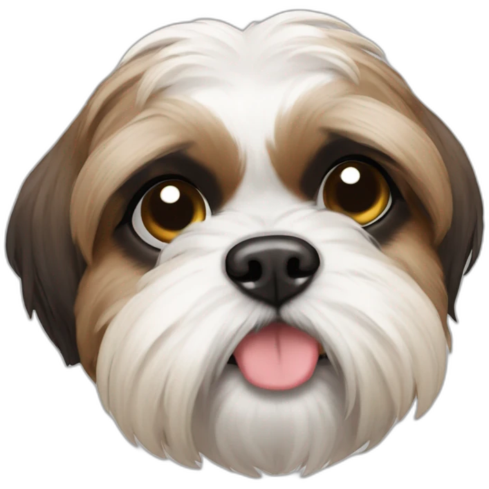 Shit tzu hermoso Bebe emoji