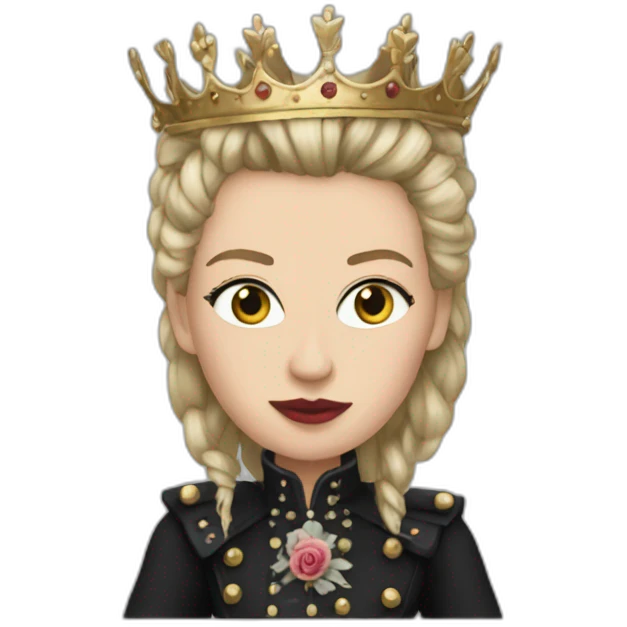 PunkQueen of england emoji