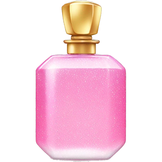 pink and white sparkly perfume  emoji