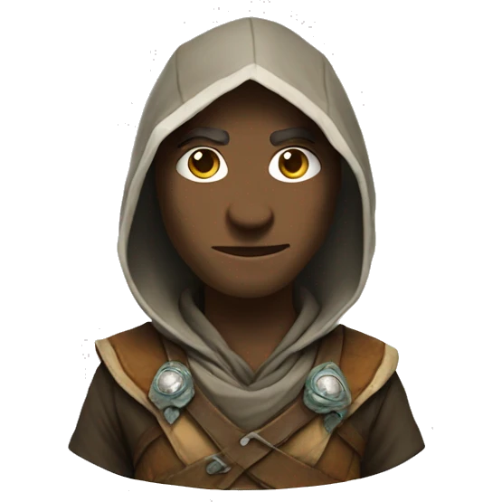 earthbender in assassin creed costume emoji