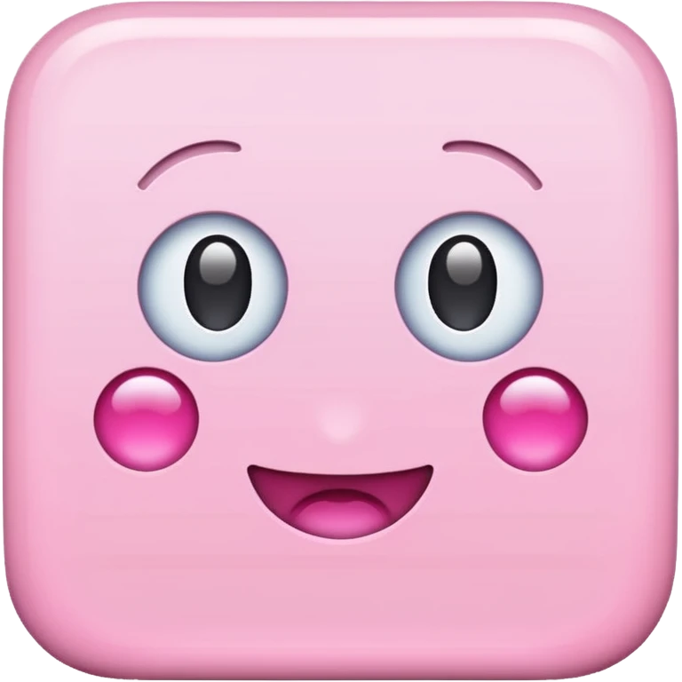 Pembe kare emoji