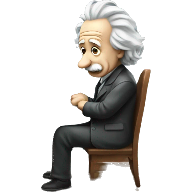 einstein playing chess emoji