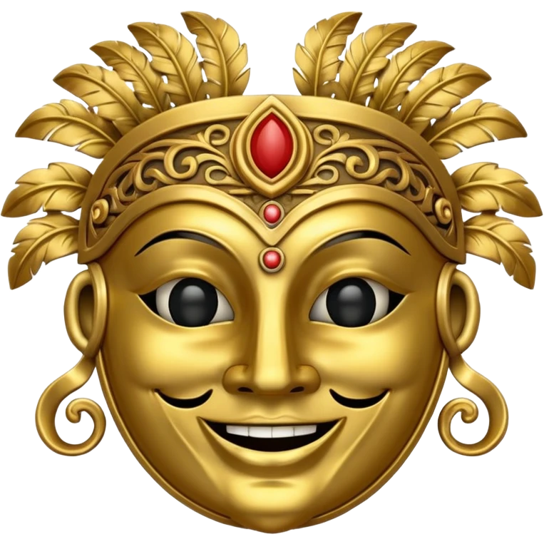 ancient Roman party mask emoji
