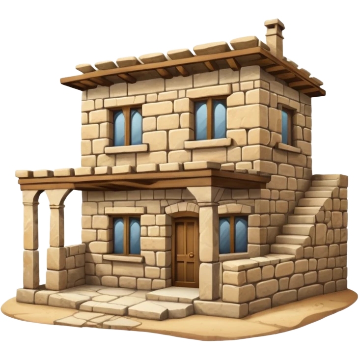 Palestinian old stone home emoji