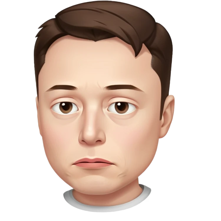 elon musk sad emoji