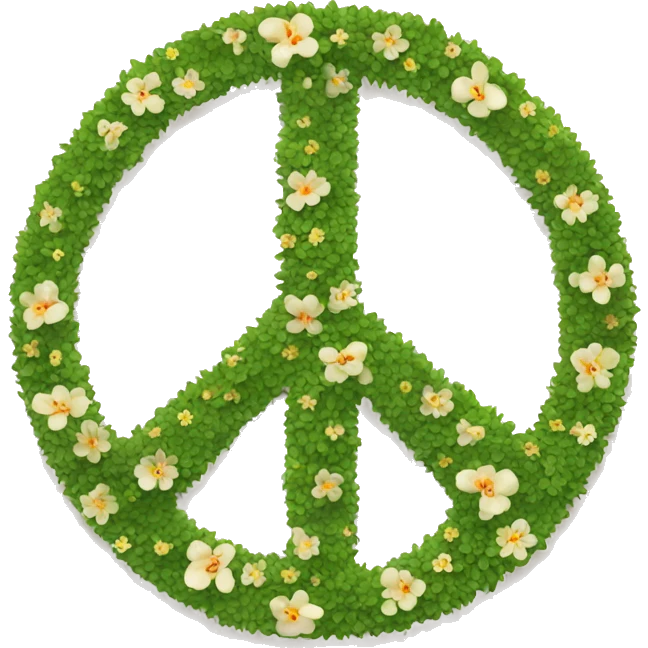 Peace sign emoji