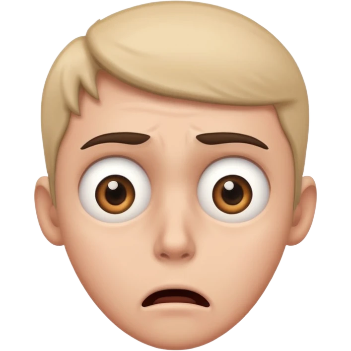 Scared person emoji