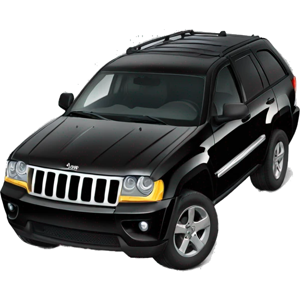 Black Jeep grand Cherokee no chrome emoji