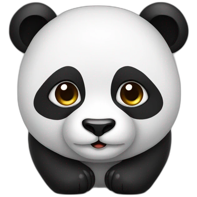 panda thinking emoji