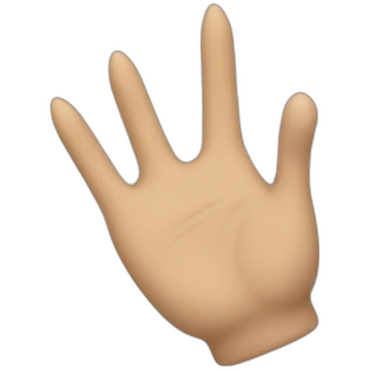Pointy hands emoji