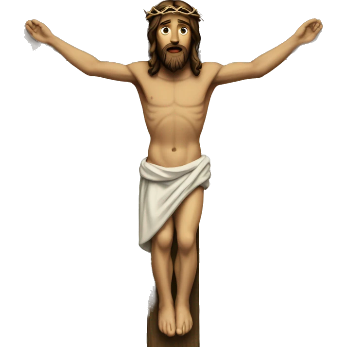 Jesus Christ on the cross emoji