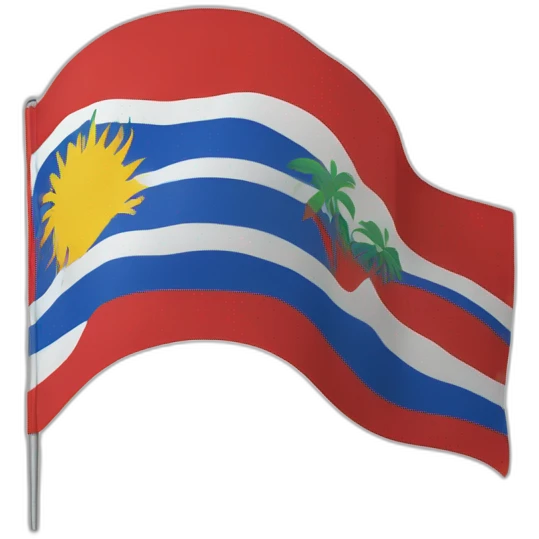 Drapeau L'île de la Réunion emoji