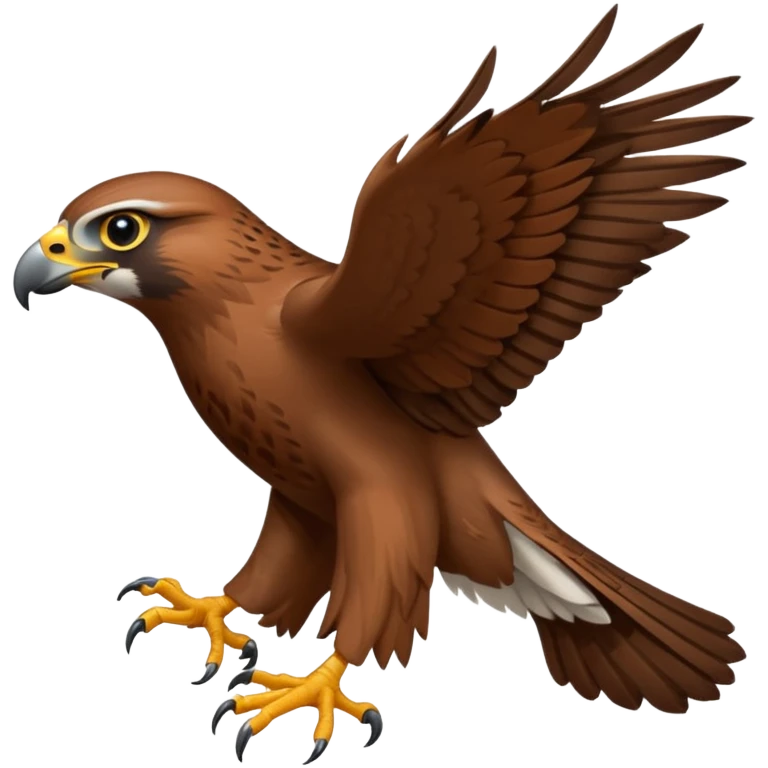 A falcon emoji