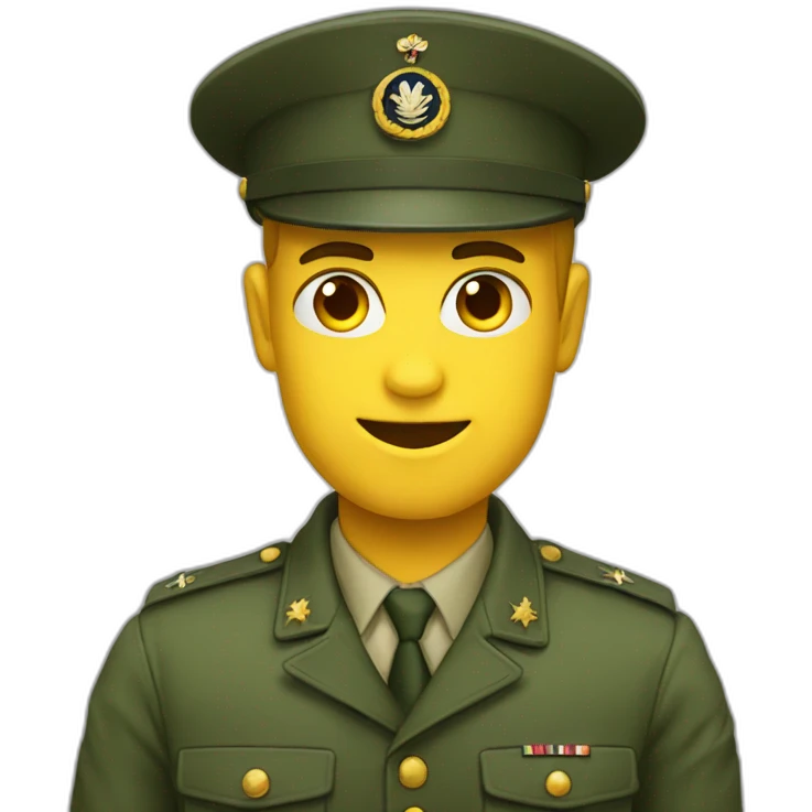 Militaire qui salut emoji