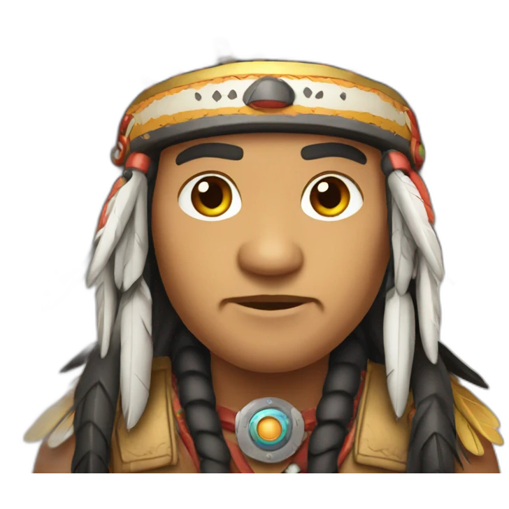 Moto Indian chief emoji