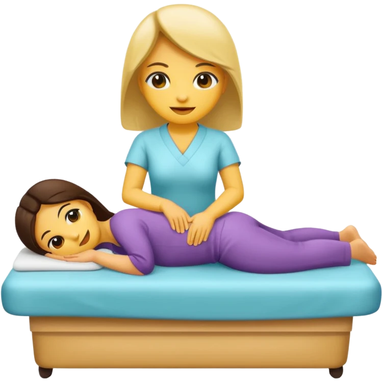 emoji at a massage parlor emoji