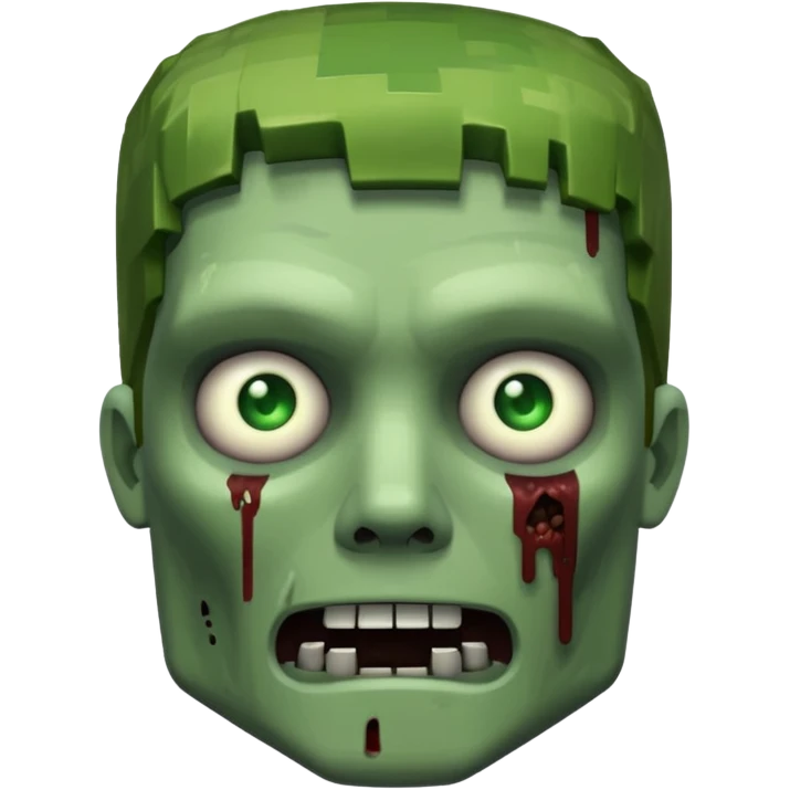 Zombie  minecraft  emoji