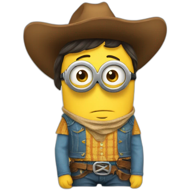 Minion vaquero emoji