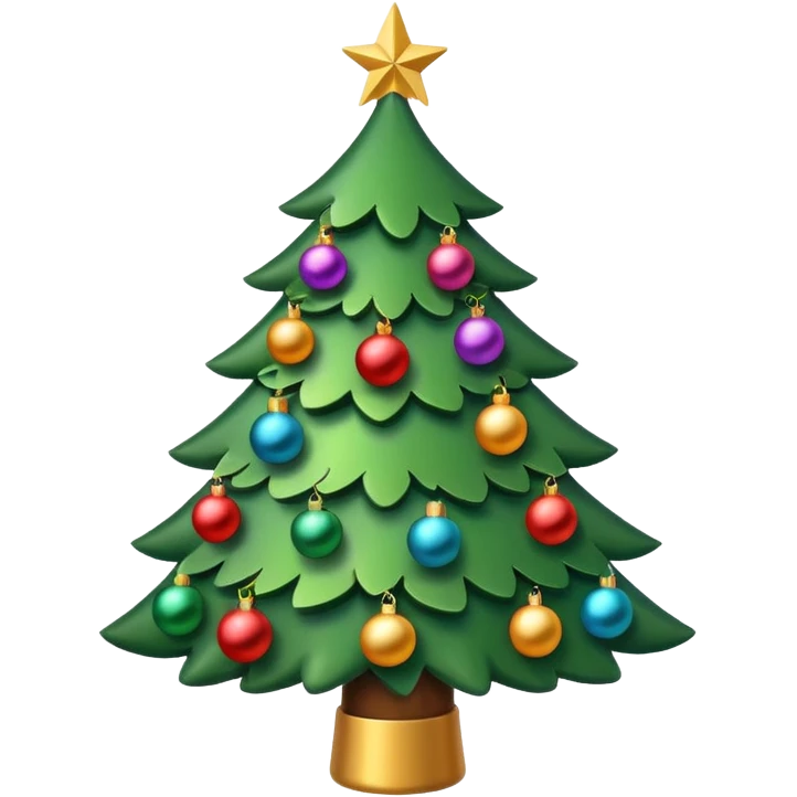 Christmas tree emoji