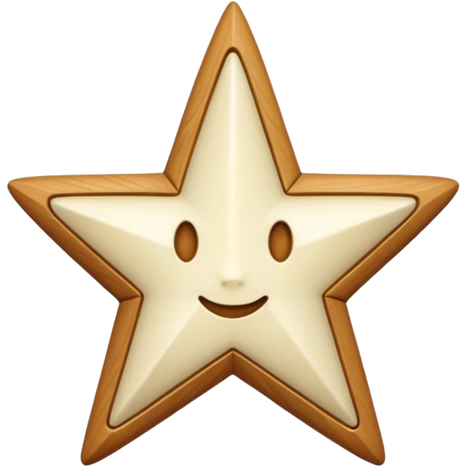star carved from ivory emoji