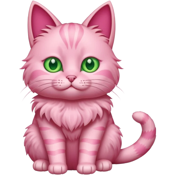Pink cat emoji