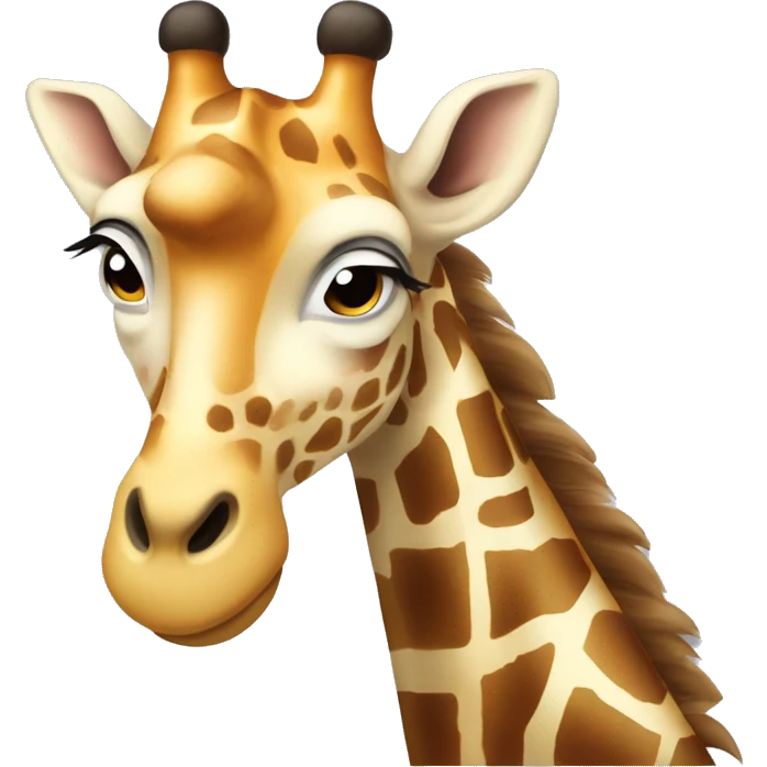 Girafa arco íris  emoji