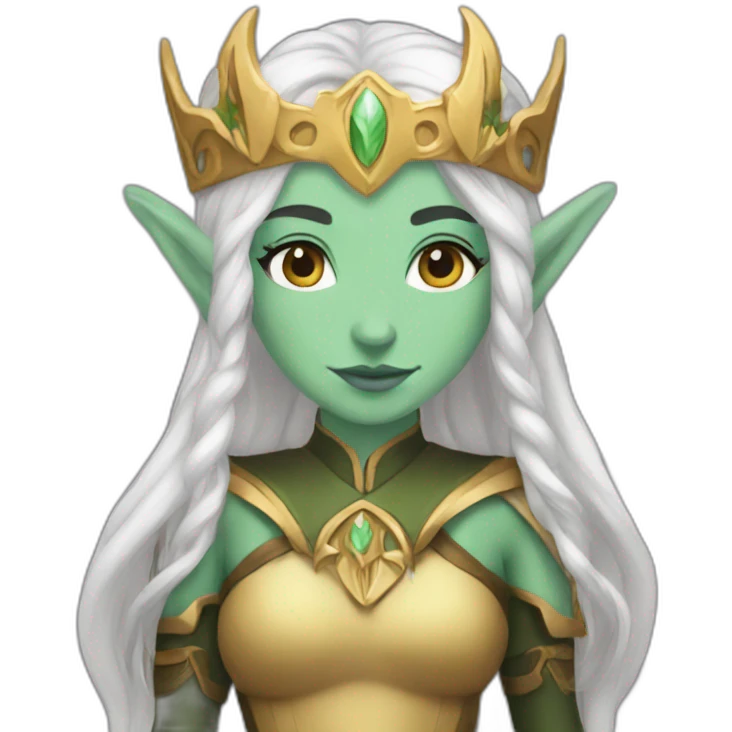 elf-girl-queen-strong emoji