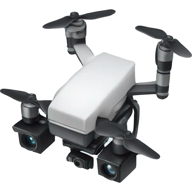 Dron whit camera emoji