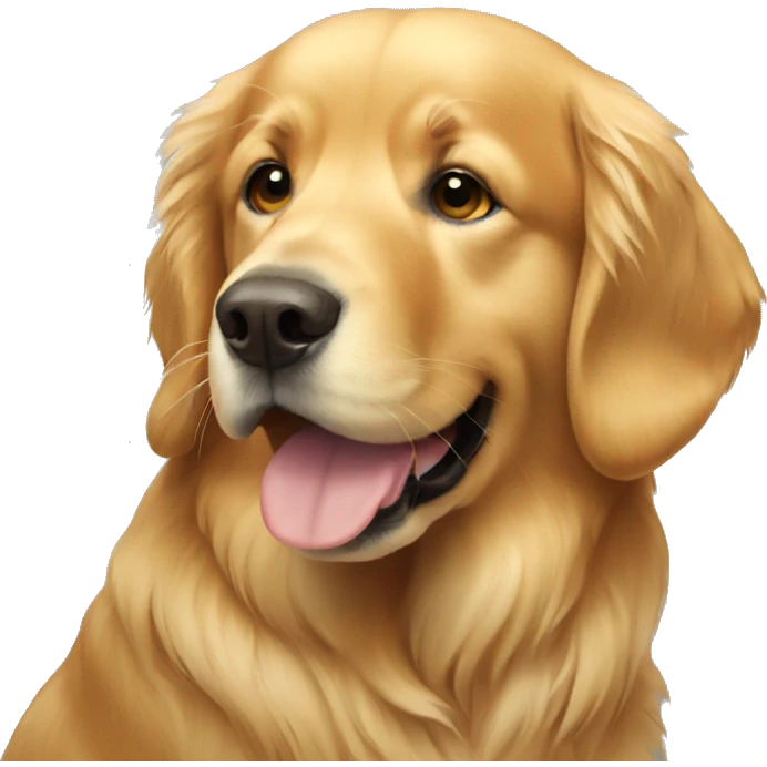 golden retriever  emoji