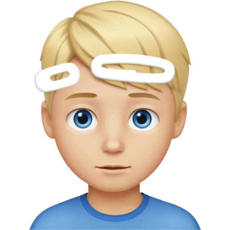 blond boy with short hair  emoji
