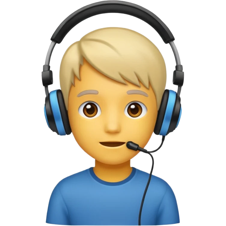 kids with headphones emoji
