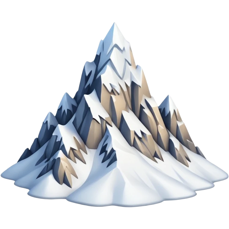 snowy mountain emoji